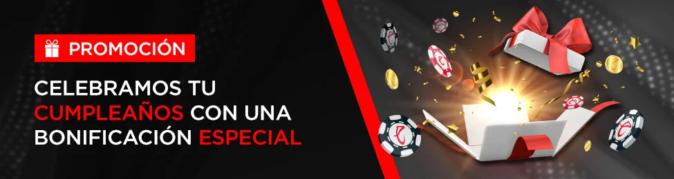 Banner promocional oficial de Caliente.mx para el Bono de Cumpleaños