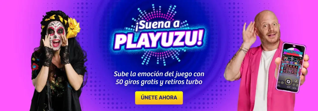 Captura del banner de bienvenida de la página principal de playuzu.mx